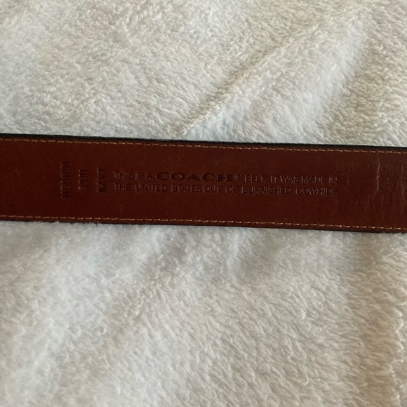 COACH Burnished Cowhide Belt - Picture 6 of 7